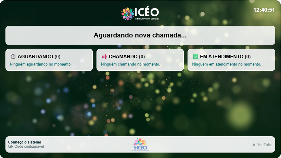 Prévia web do Painel TV